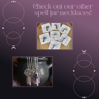 Protection Spell Jar Amulet Necklace
