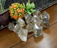 50-100g - Crystal Raw Smoky Quartz Semi-Polished Point