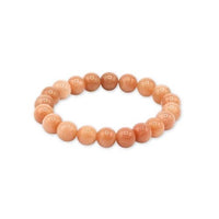 Sunstone Beaded Bracelet - Tanzania: 8mm