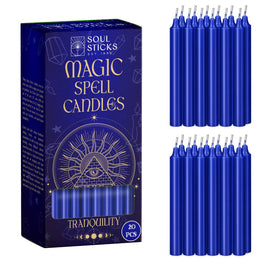 Magic Spell Candles - Soul Sticks Tranquility (20)