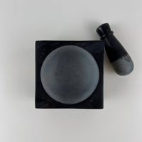 Pentacle Soapstone Mortar & Pestle (4 × 4 × 2.5"H)