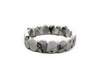Howlite Faceted Beads Bracelet