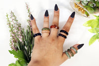 Assorted Semi-Precious Gem Stone Rings