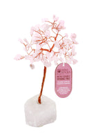 Lrg Rose Quartz Crystal Tree (100 Beads)
