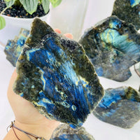 Large Labradorite Crystal Cut Base (1.5–2kg)