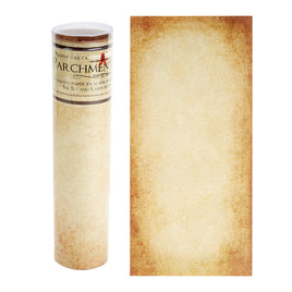 Aged-Look Parchment Scroll Paper - 8.5 × 18"