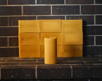 3" Classic Pillar Candles - Pure Beeswax Candles