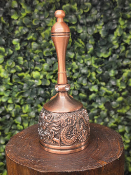 Red Brass Ornate Bell