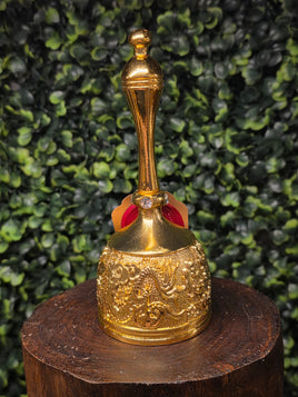 Gold-Brass Ornate Handbell